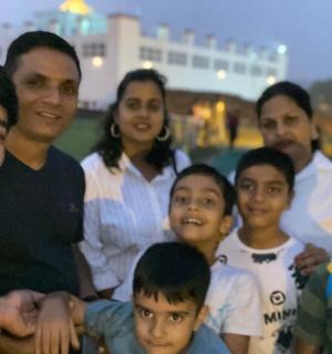 a group of people posing for a picture