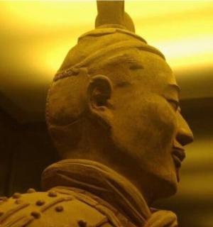 a statue of a man is shown