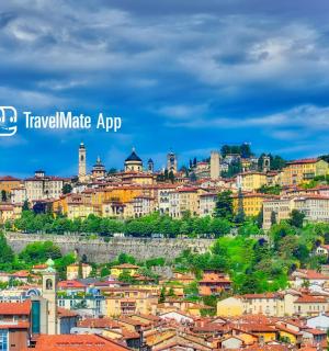 pohled na město na kopci