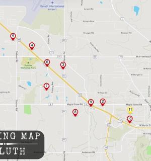 mapa trasy bufferroute