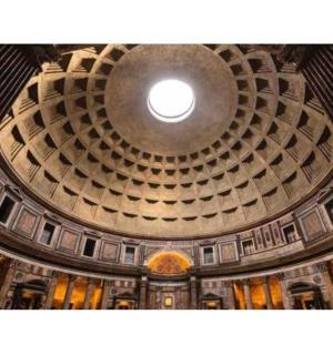 建筑物圆顶的景色