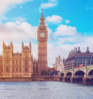 a tall building with a clock tower and big ben