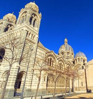 a large building with a tower on top of it
