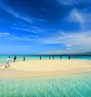 skupina lidí stojících na pláži v oceánu