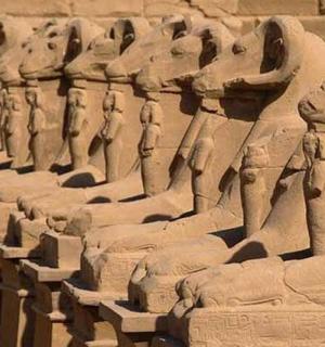 Socha Anubise je vystavena v muzeu