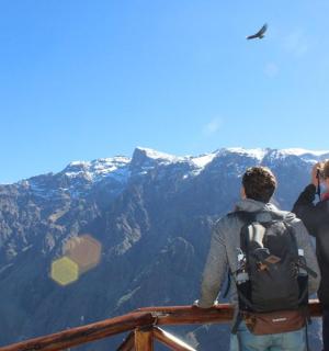 一群人站在山顶上