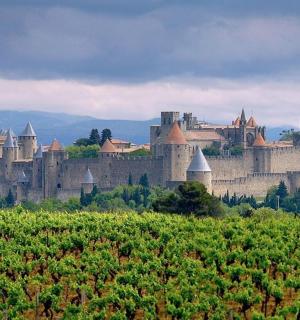 一座坐落在田野上的大城堡