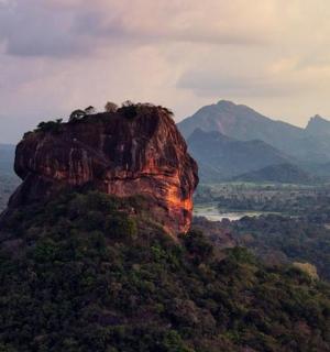a rock formation on top of a mountain