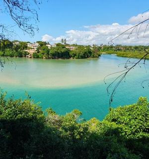 a view of a large body of water