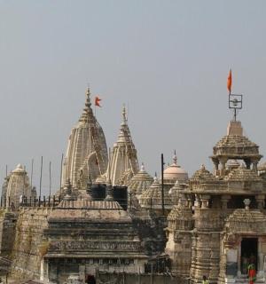 a building with ornate turrets and domes