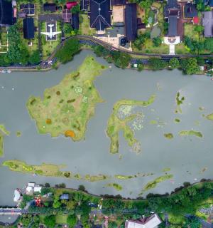 pandangan atas peta tasik