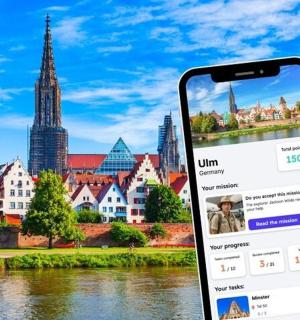 一部能欣赏城市风景的 iPhone