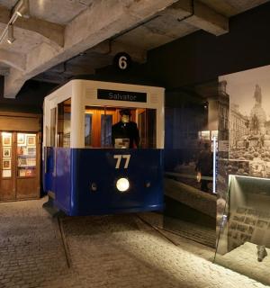 博物馆展出的地铁车厢