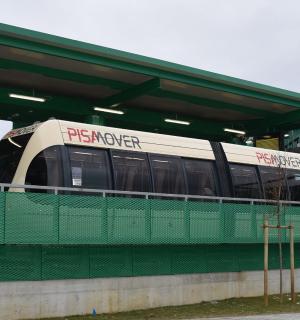 a train is stopped at a train station