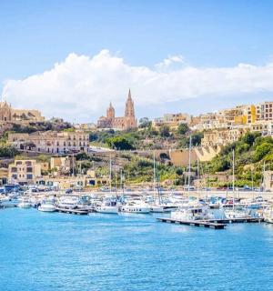 v přístavu kotví spousta lodí