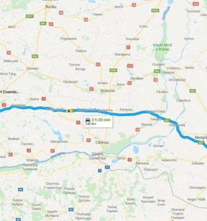 eine Karte mit den Straßen und Autobahnen in Ontario