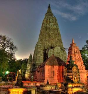 a building with a tower in front of it