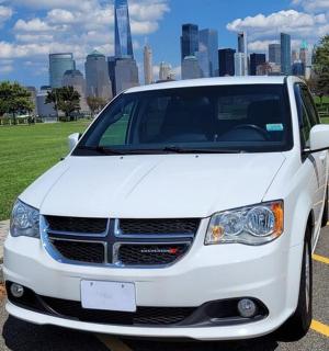 a white car parked in a parking lot