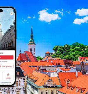 可以看到城市屋顶的城市