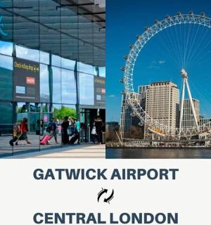 a collage of two pictures of a ferris wheel