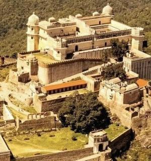 a large building on top of a mountain