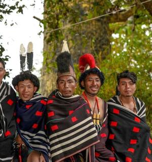 a group of men posing for a picture