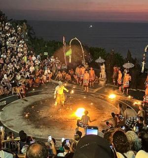 a crowd of people watching a horse show in front of a crowd