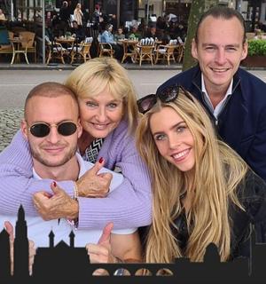 a group of people posing for a picture