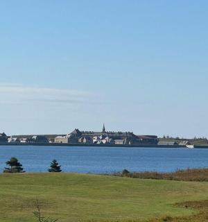 a view of a large body of water