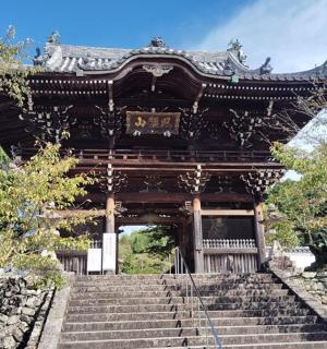 a large building with stairs in front