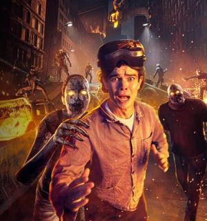 muž kráčející po ulici ve filmu