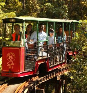 一群人乘坐火车