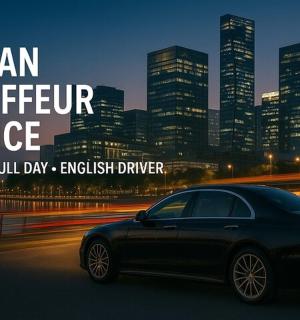 一辆汽车在城市高速公路上行驶