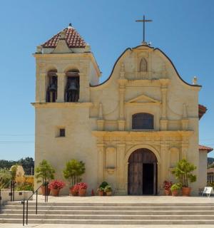 a church with a cross on top of it