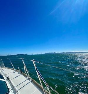 a boat on a body of water