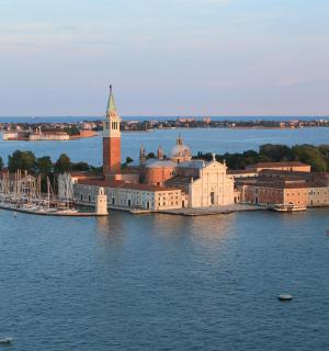 an island in the middle of a large body of water