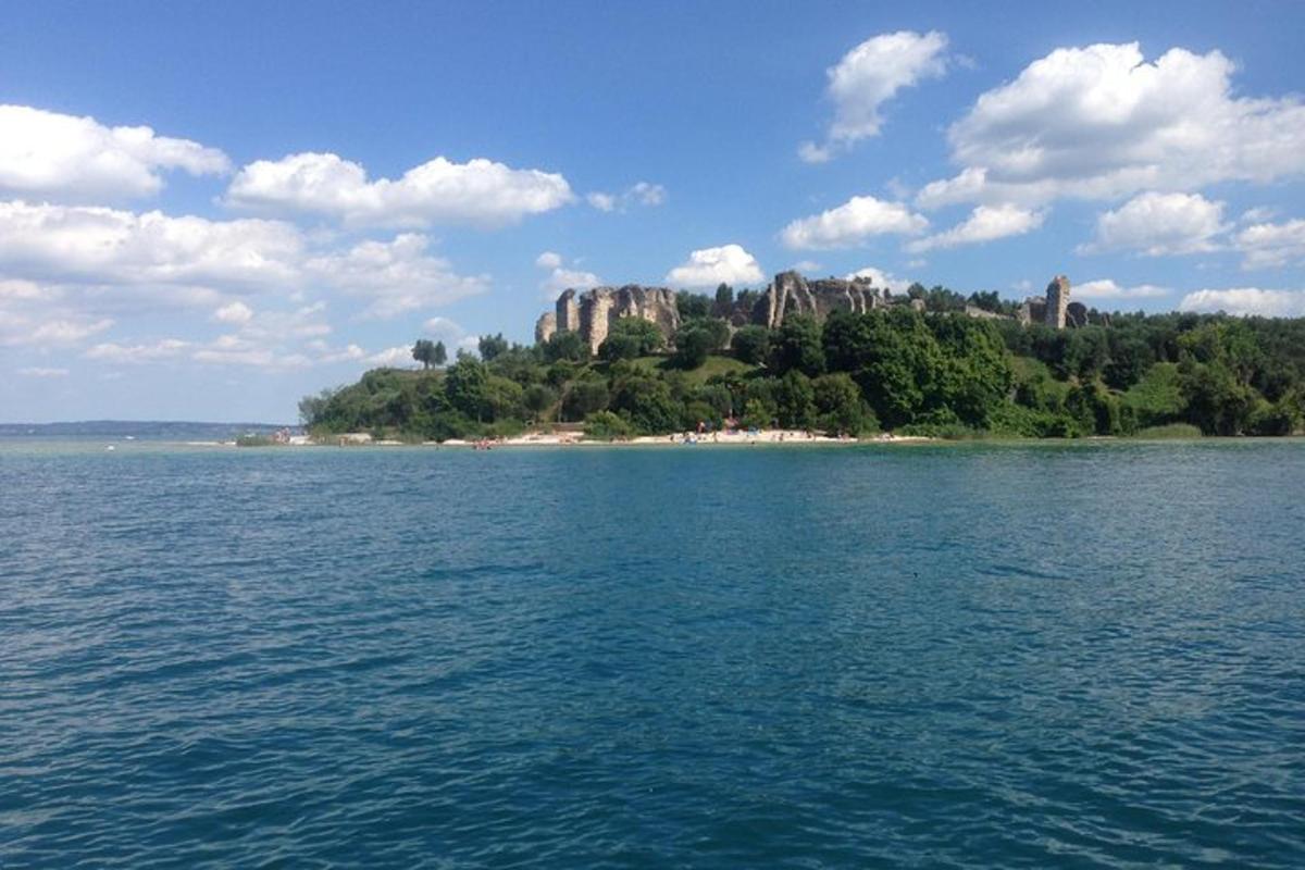an island in the middle of a large body of water