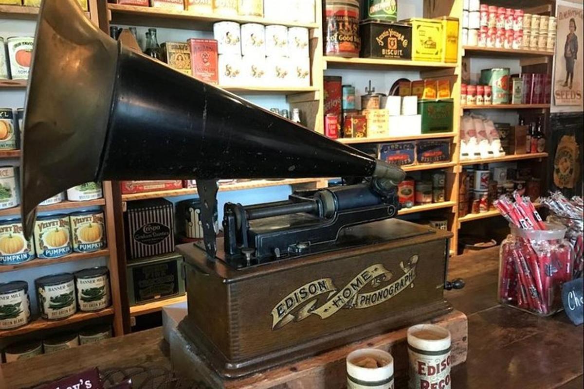 gamaldags espressovél í búð