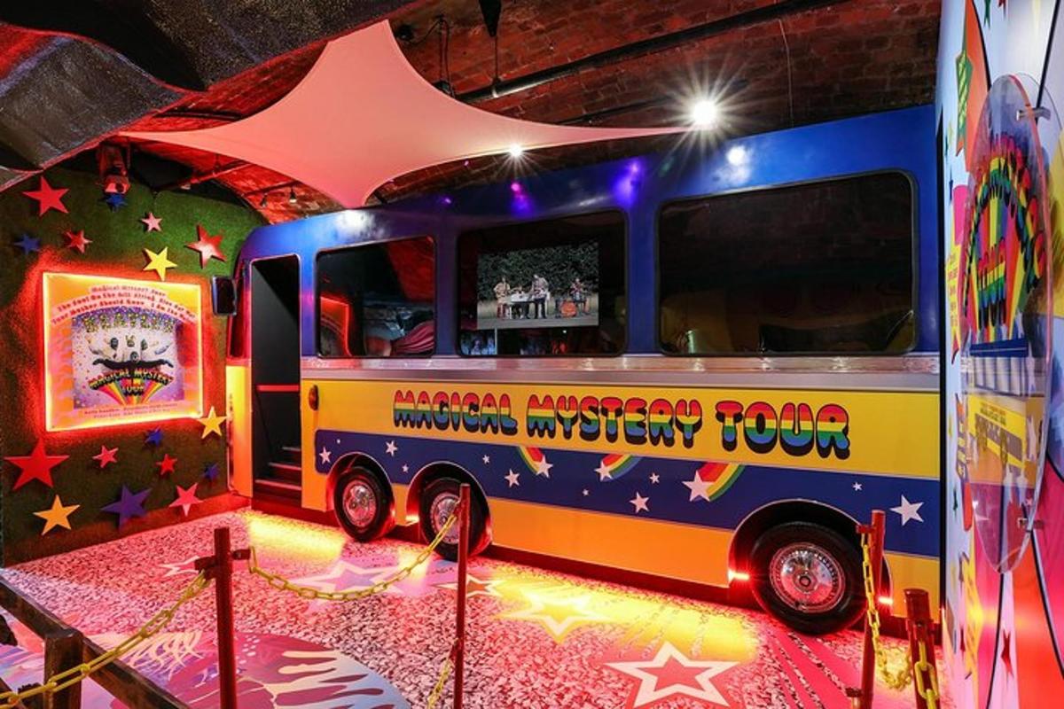 a food truck on display in a room