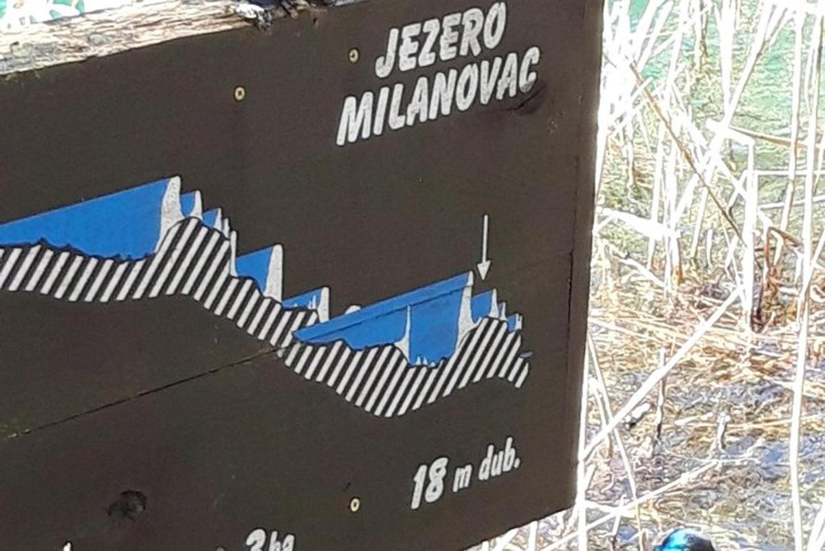 a sign with a map of theiger minamnump