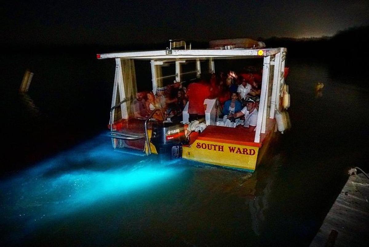 sekelompok orang yang menaiki perahu di air