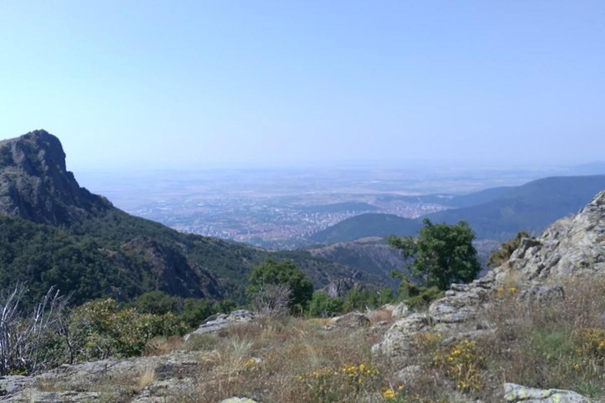 a view from the top of a mountain