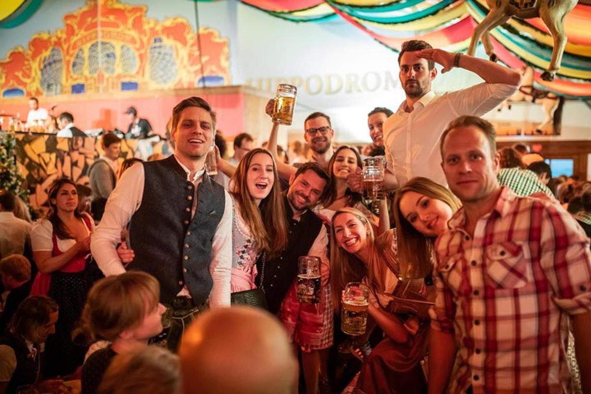 a group of people posing for a picture at a party
