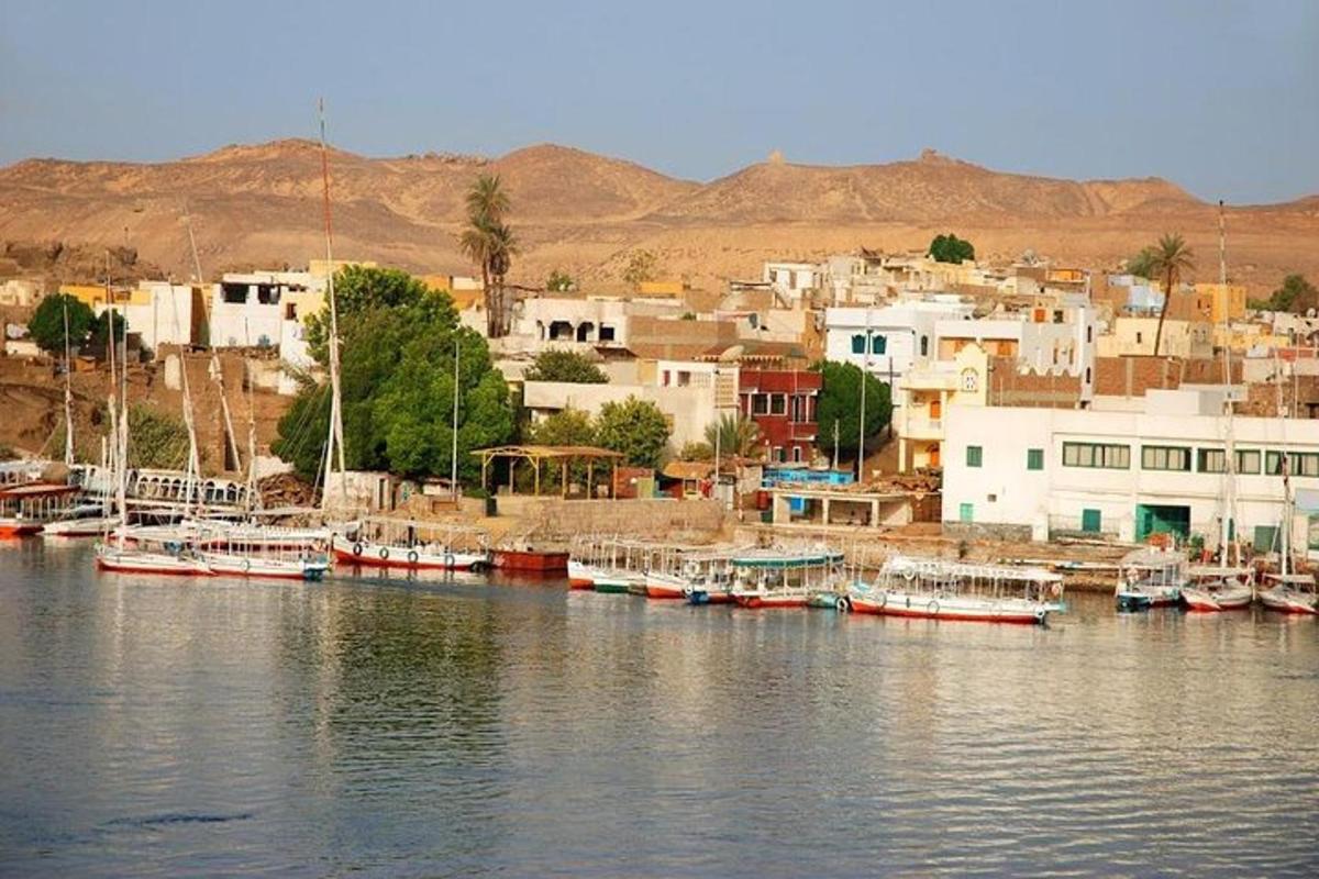 مجموعة من القوارب الراسية في مسطح مائي