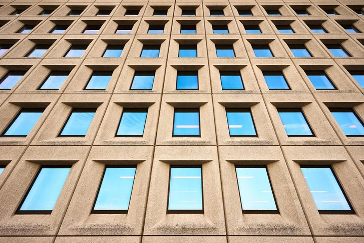 a tall building with a lot of windows