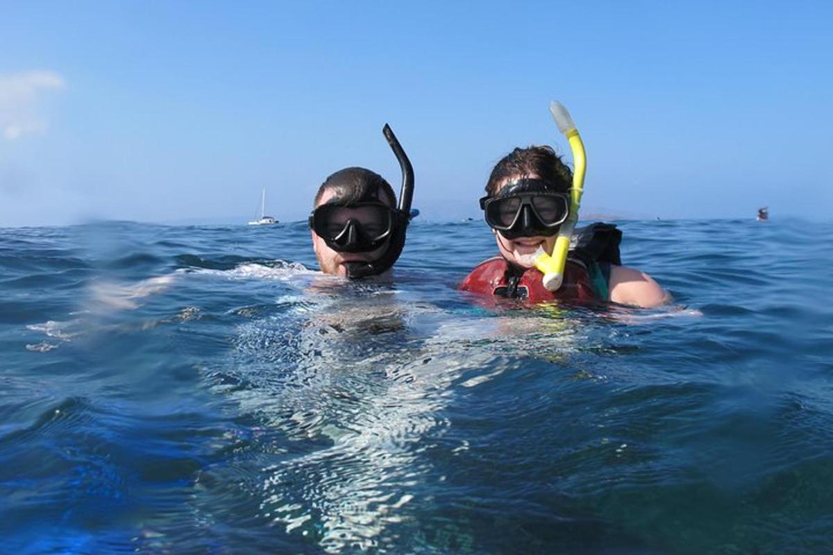 due persone in acqua che indossano attrezzatura subacquea
