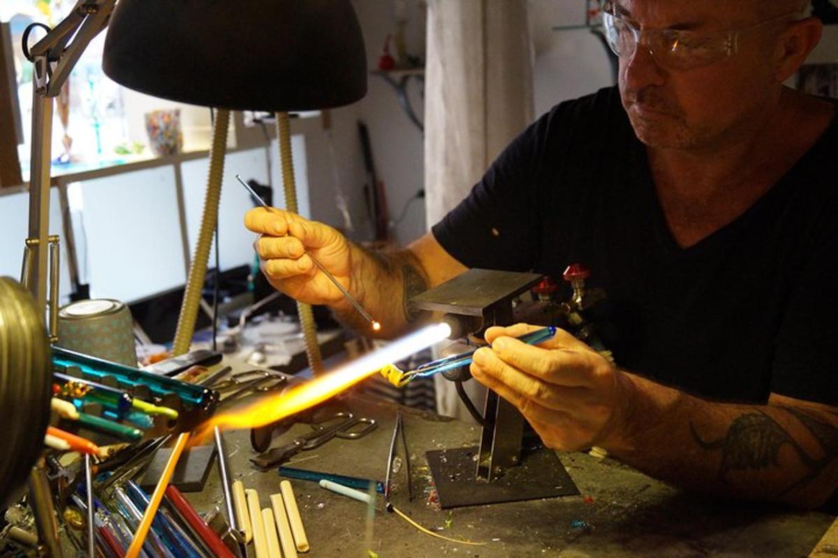 a man is working on a piece of equipment