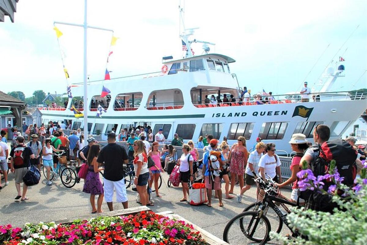 velká skupina lidí stojící poblíž lodi
