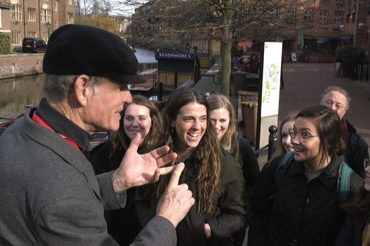 a man talking to a group of people