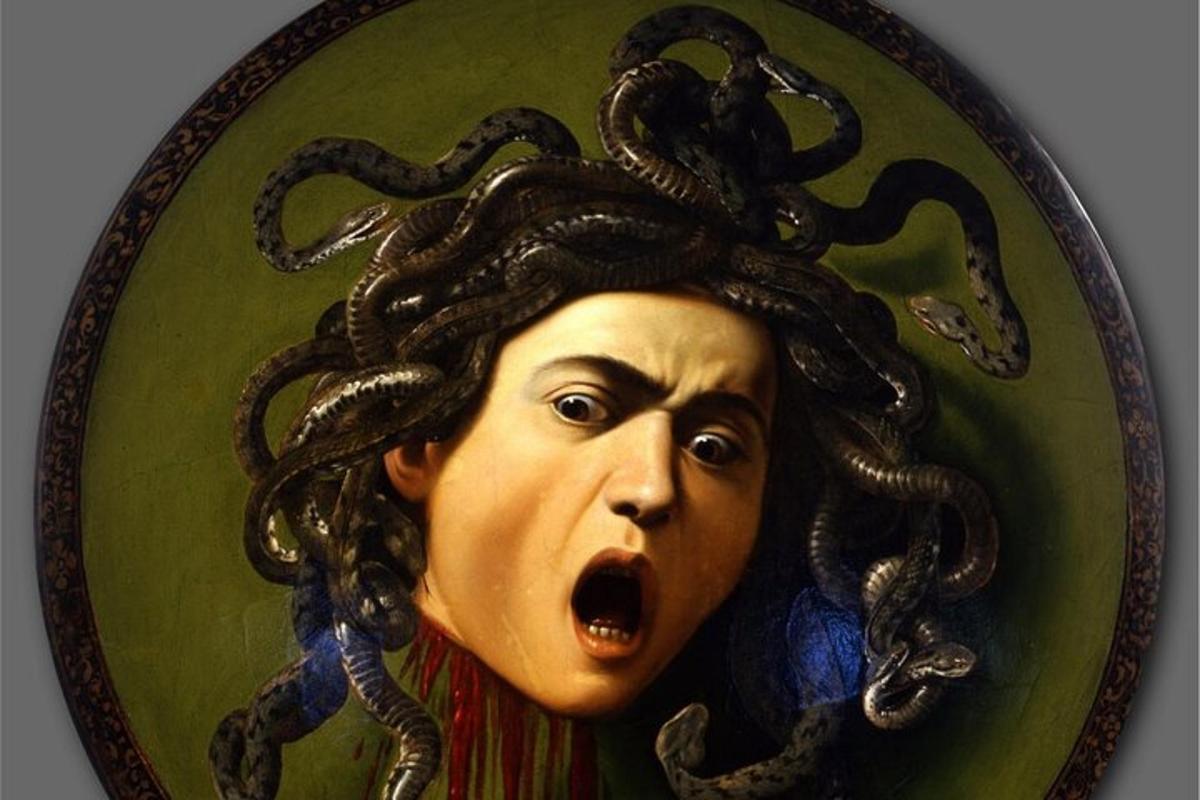 un dipinto di un uomo con tentacoli